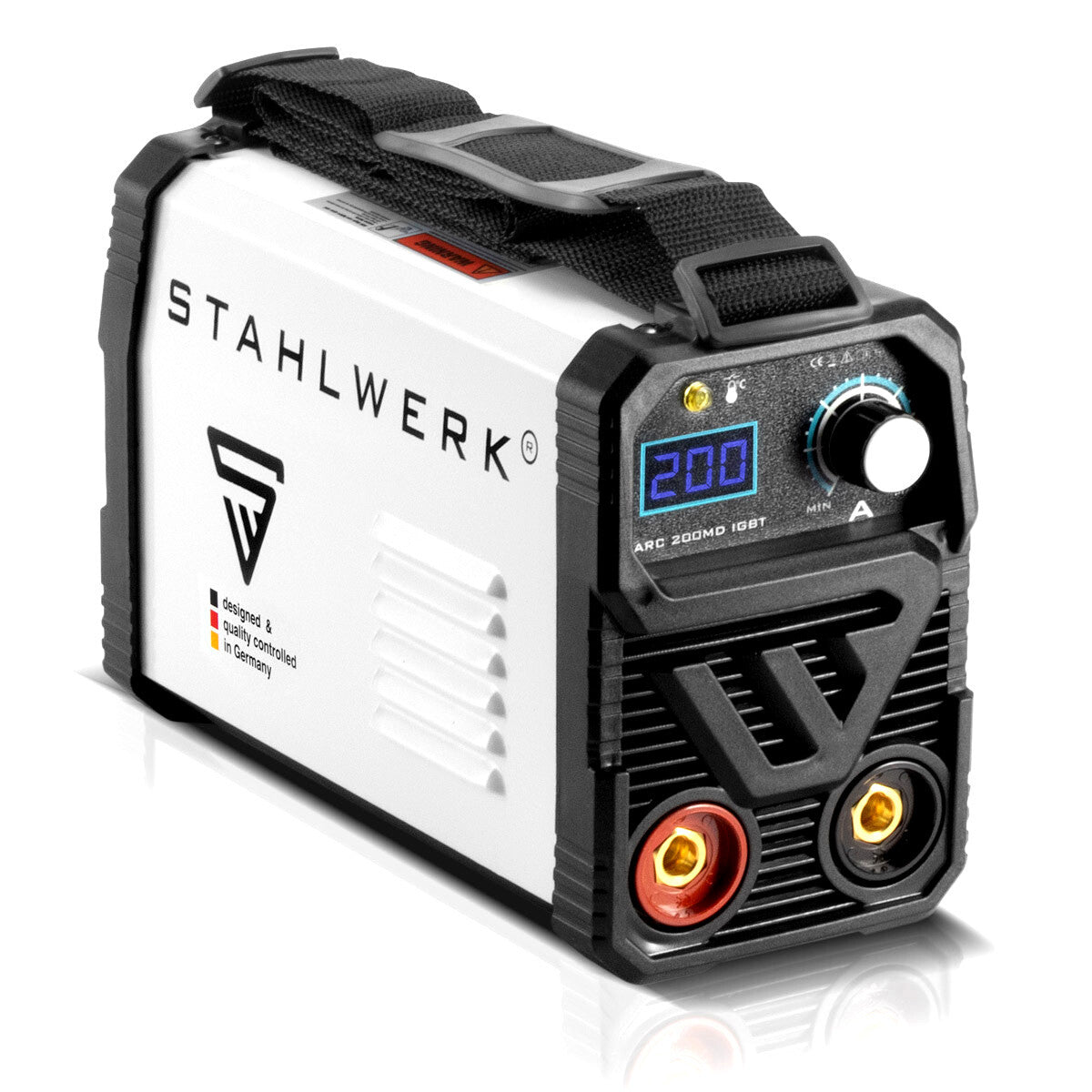 Schweißgerät STAHLWERK ARC 200 MD IGBT MMA E Hand Inverter Single-Board 200 A