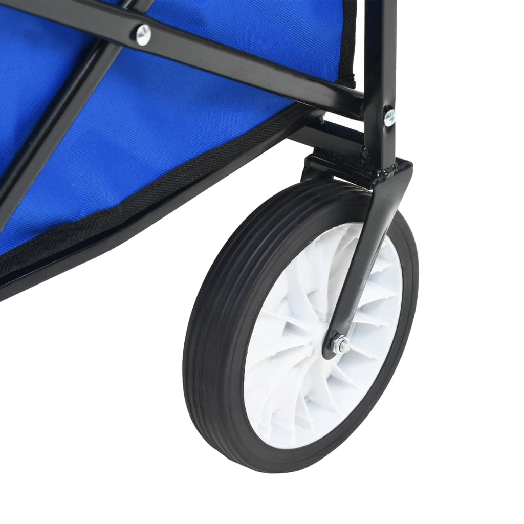 Handwagen Klappbar Mit Sonnendach Stahl Bollerwagen Viele Farben Vidaxl
