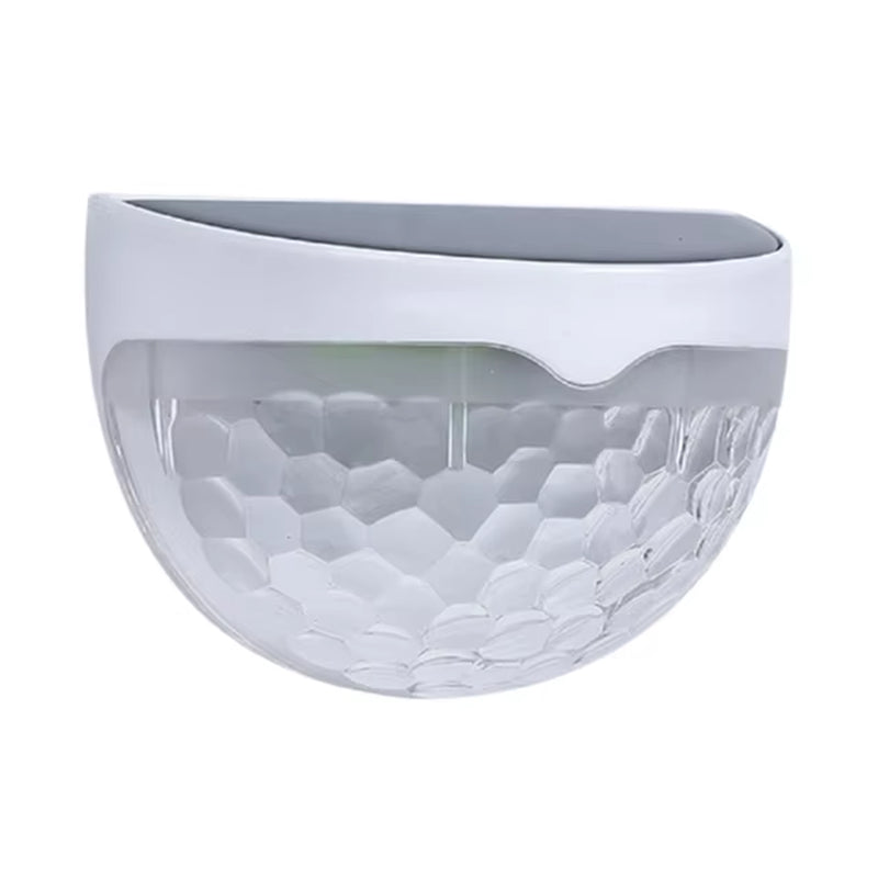 LED Solar Lights Outdoor Light Control Sensor Garden Decoration Solar Fence Wall Lamp Semicircle Energy Waterproof Street Lamps