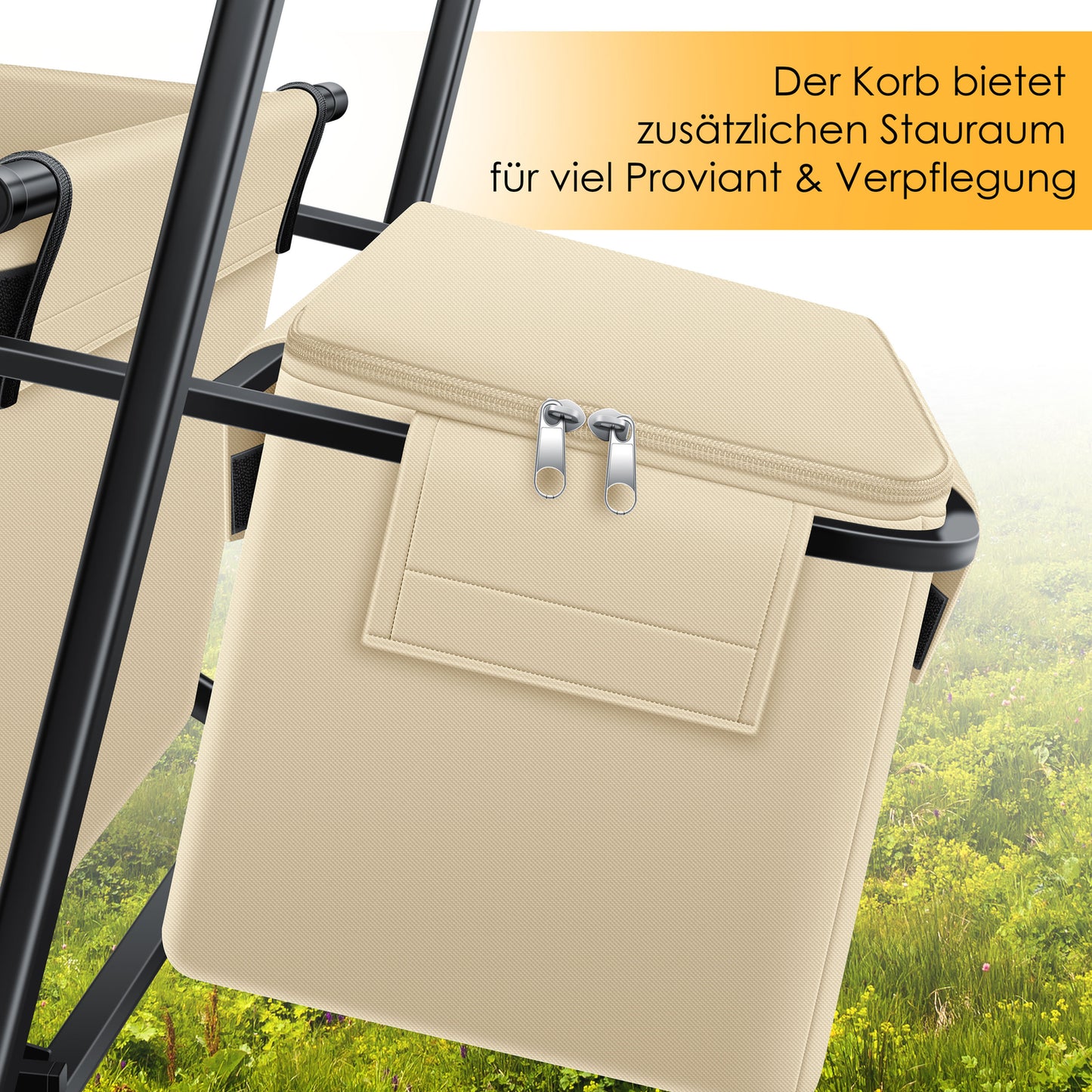 KESSER® Bollerwagen Faltbar Dach Handwagen Klappbar Transportkarre Gerätewagen