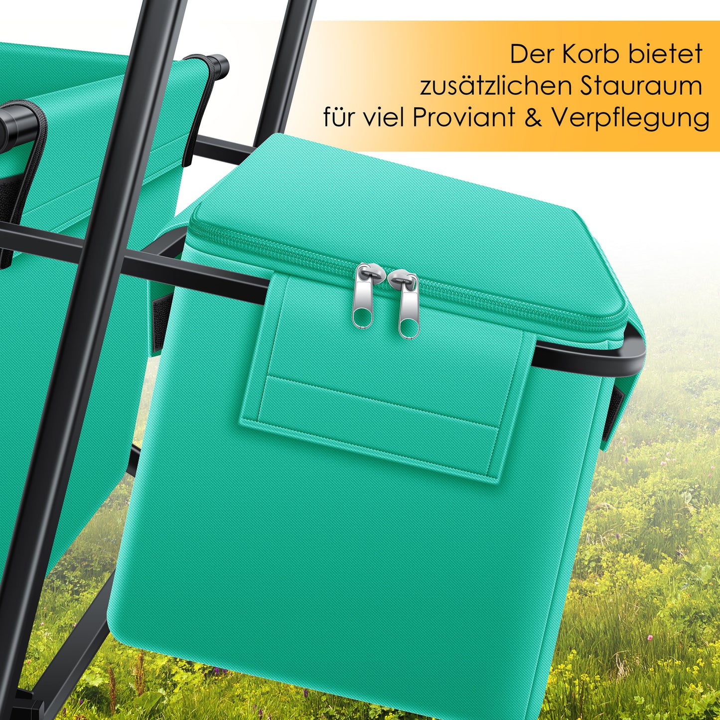 KESSER® Bollerwagen Faltbar Dach Handwagen Klappbar Transportkarre Gerätewagen