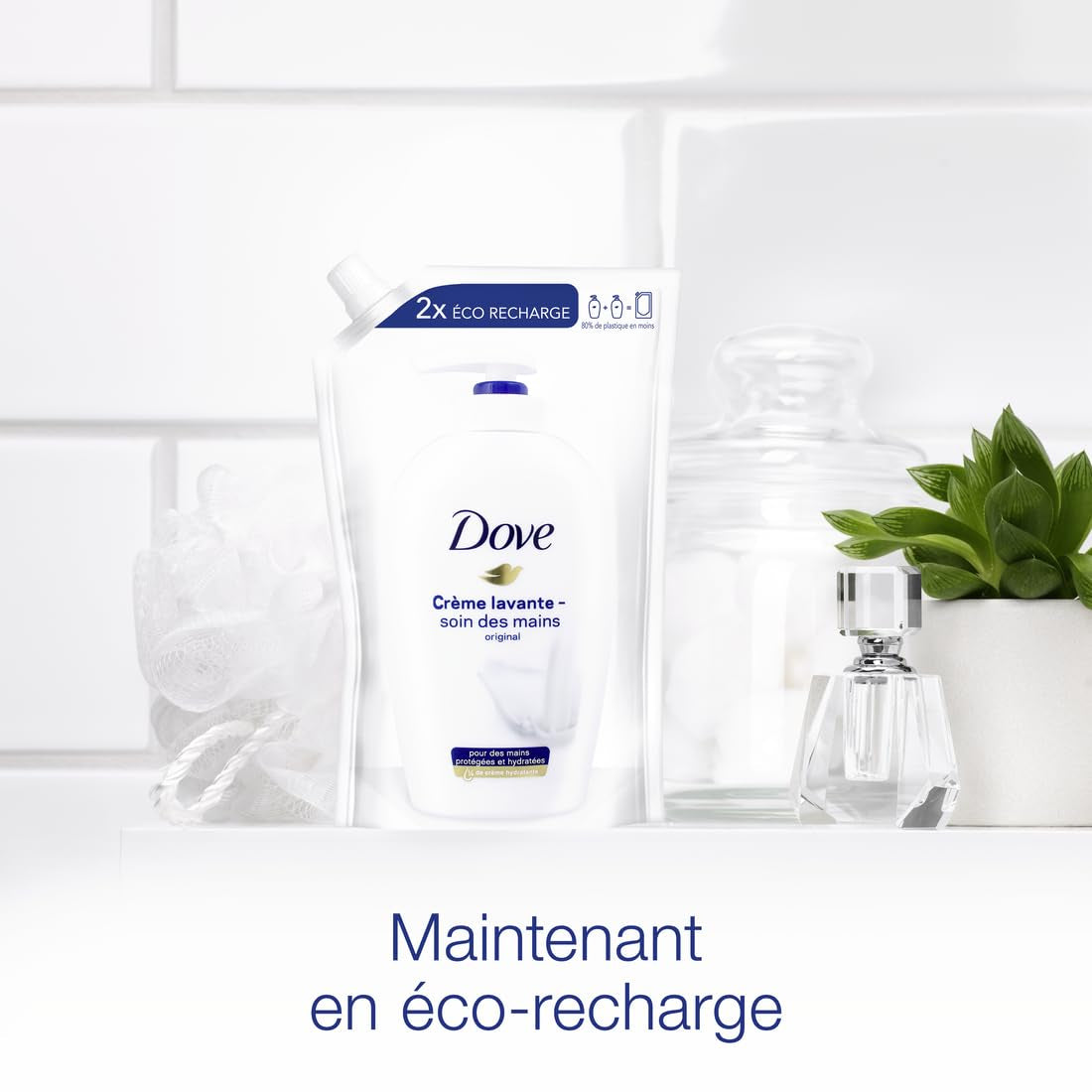 DOVE Flüssigseife, Handpflege, Nachfüllpack, 500 Ml
