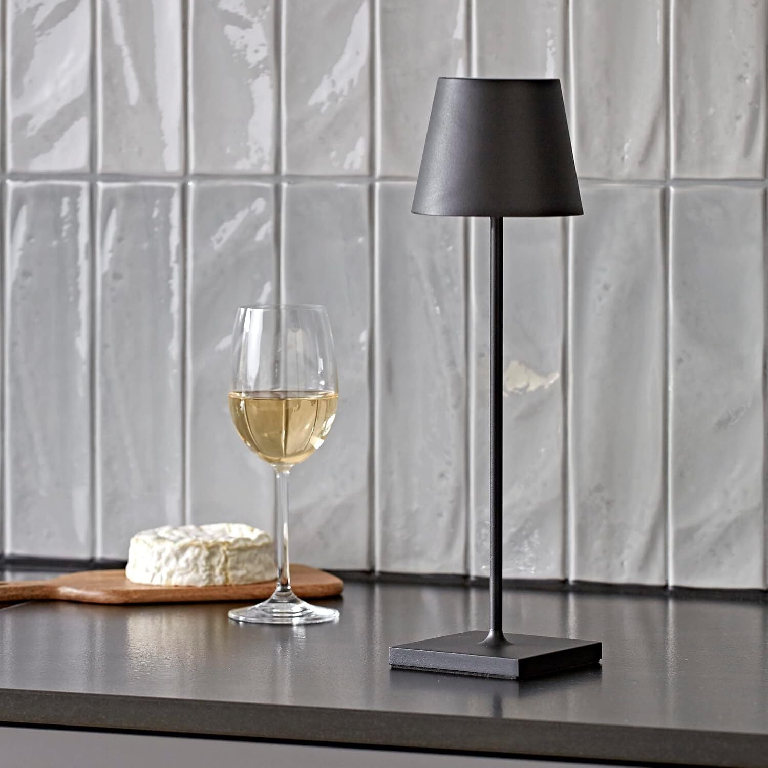 DIMMBAR LED AKKU TISCHLEUCHTE TISCHLAMPE LED LAMPE USB-NACHTTISCHLAMPEN