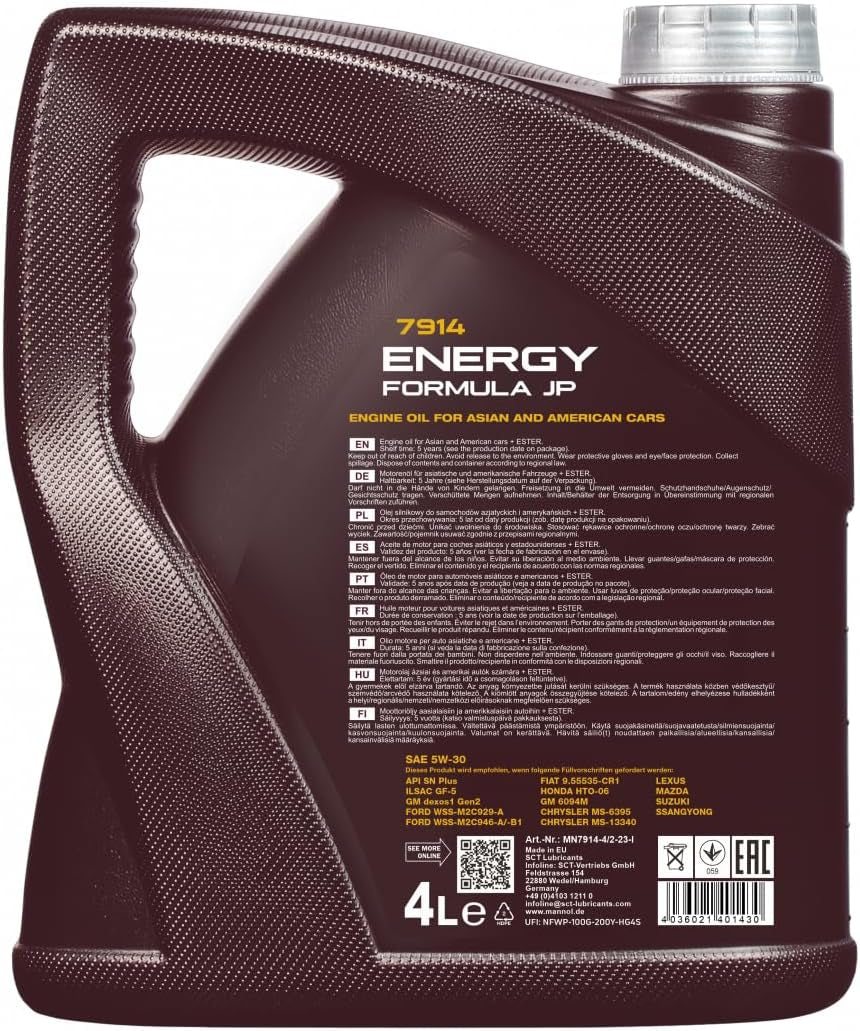 MANNOL Energy Formula JP 5W-30 4 L
