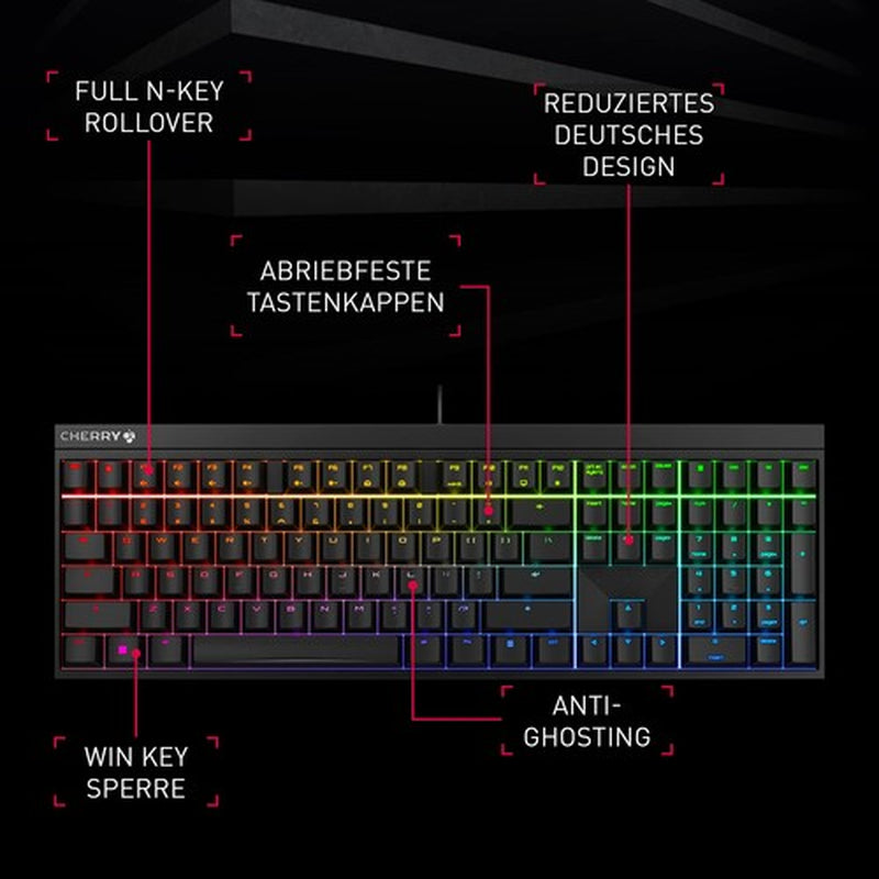 CHERRY MX 2.0S, Mechanische Gaming-Tastatu