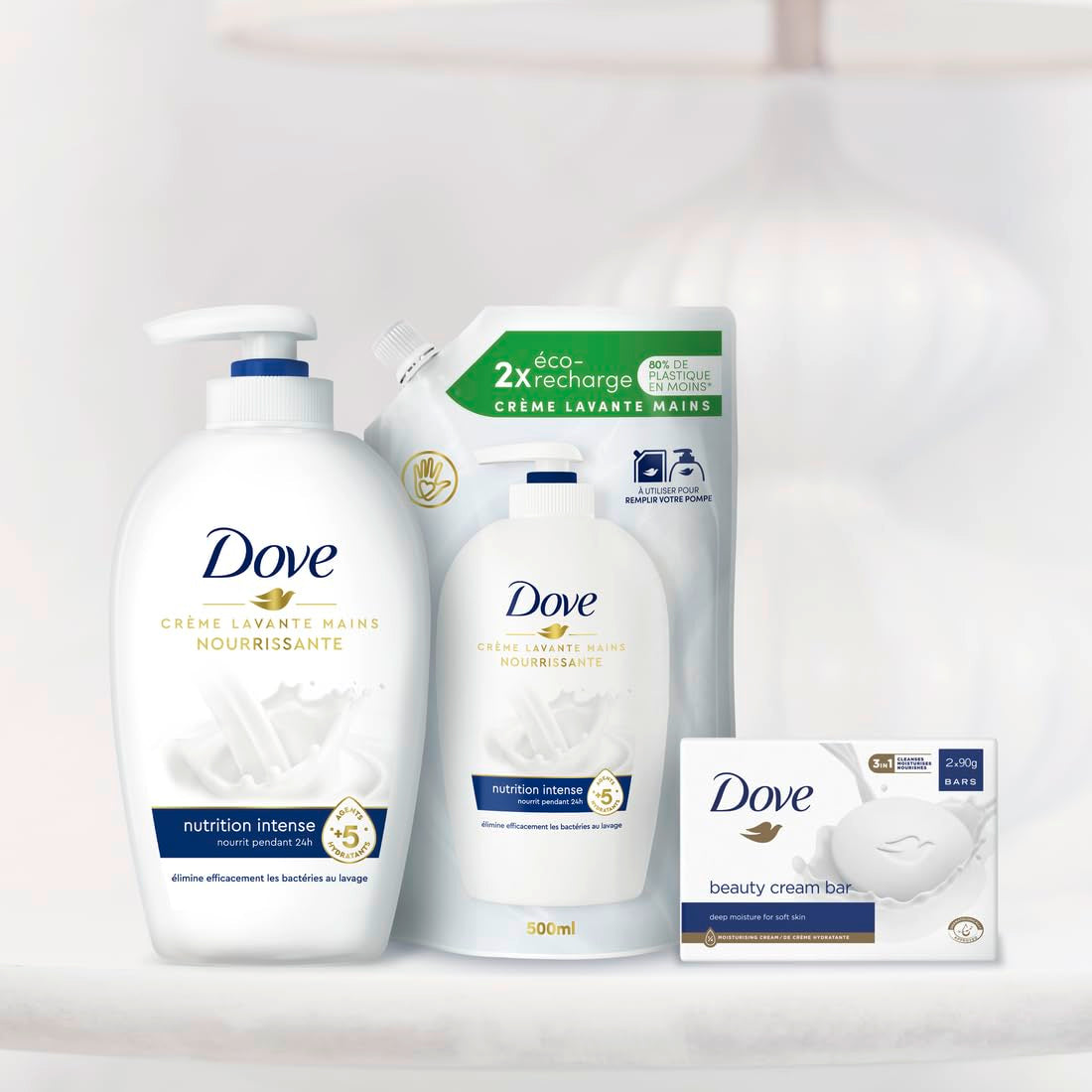 DOVE Flüssigseife, Handpflege, Nachfüllpack, 500 Ml