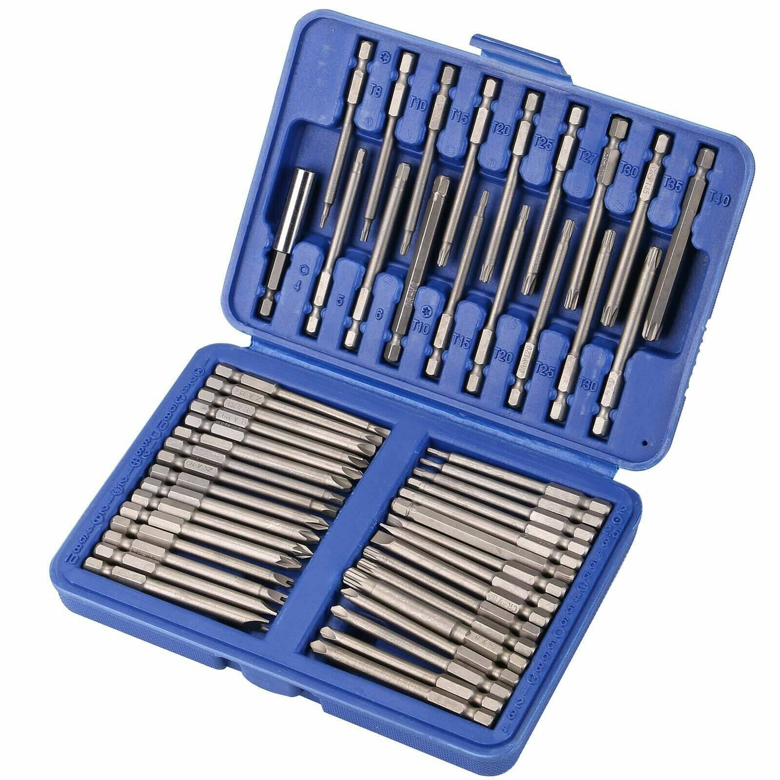 50Pcs Screwdriver Bit Set 75Mm Length Special Set Safety Screws
