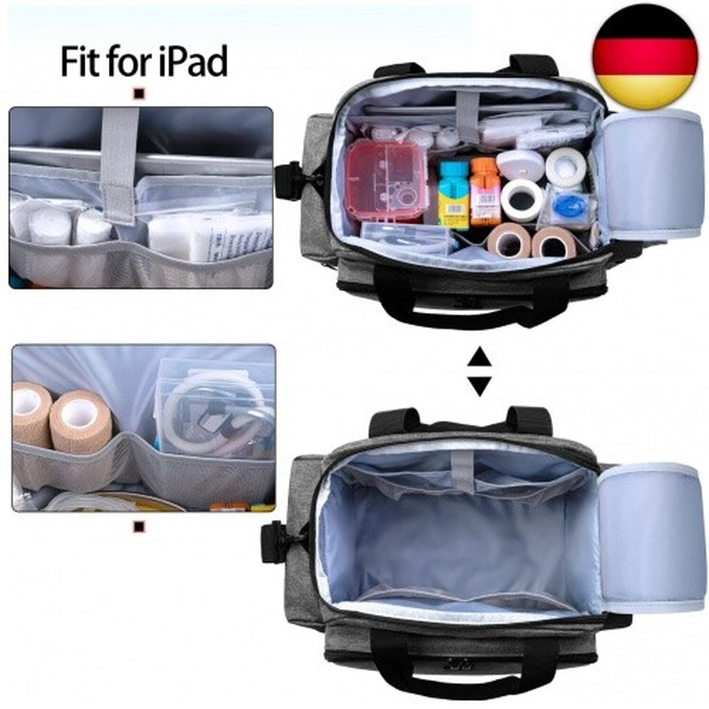 Trunab Tasche Für Medizinischen Hilfsgütern Grau, Tasche Für Krankenschwest