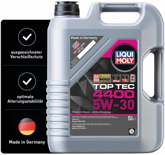 LIQUI MOLY Top Tec 4400 5W-30 | 5 L | Synthesetechnologie Motoröl | Art.-Nr.: 3751