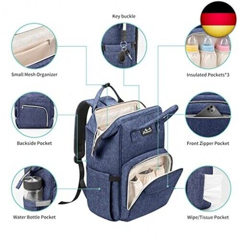 Viedouce Baby Wickelrucksack Wickeltasche Babytasche,Was