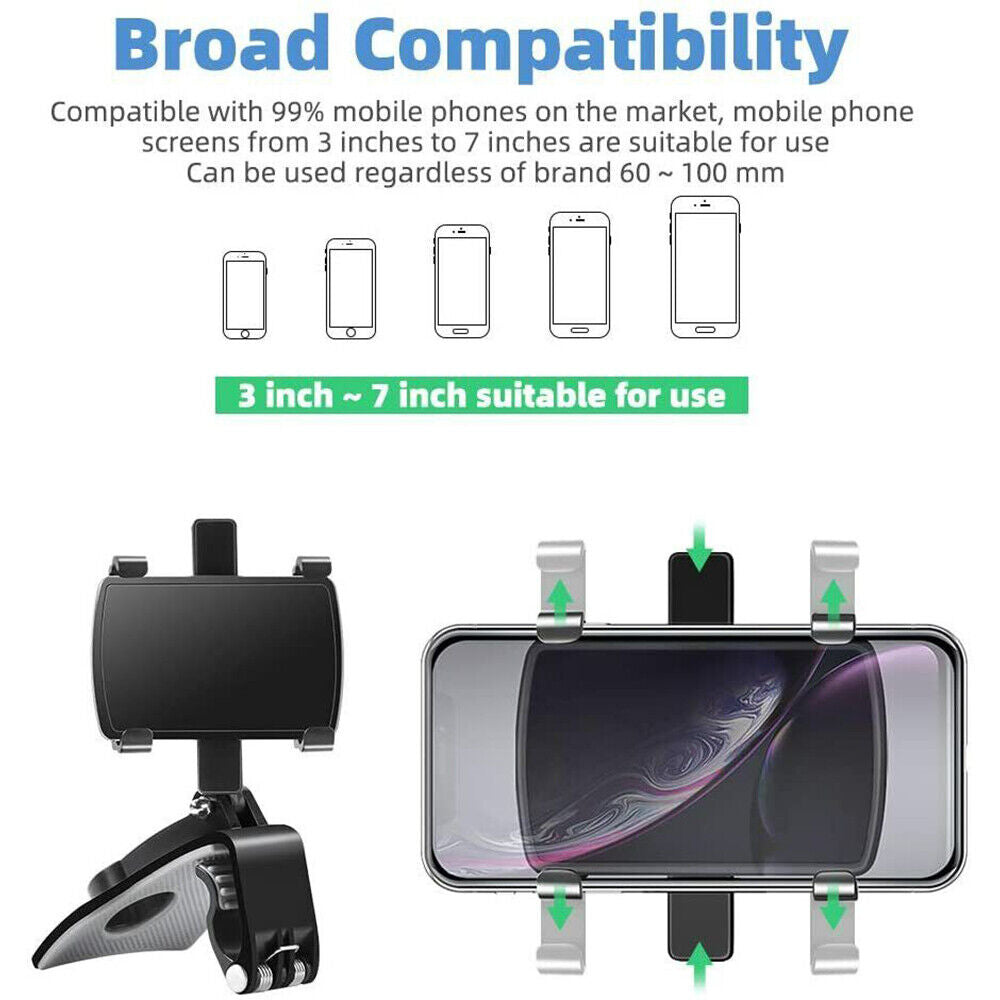 Mobile Phone Holder Car Dashboard Universal Car Mobile Phone Smartphone Holder 360