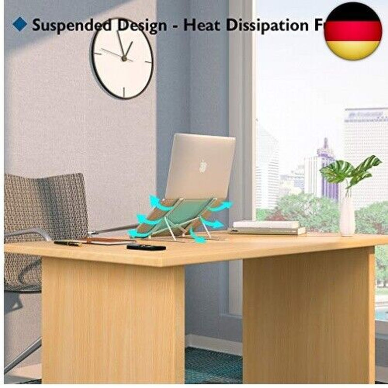 BONTEC Laptop Ständer, Aluminium Multi-Winkel Einstellbar Laptop Stand, 7-Stufe