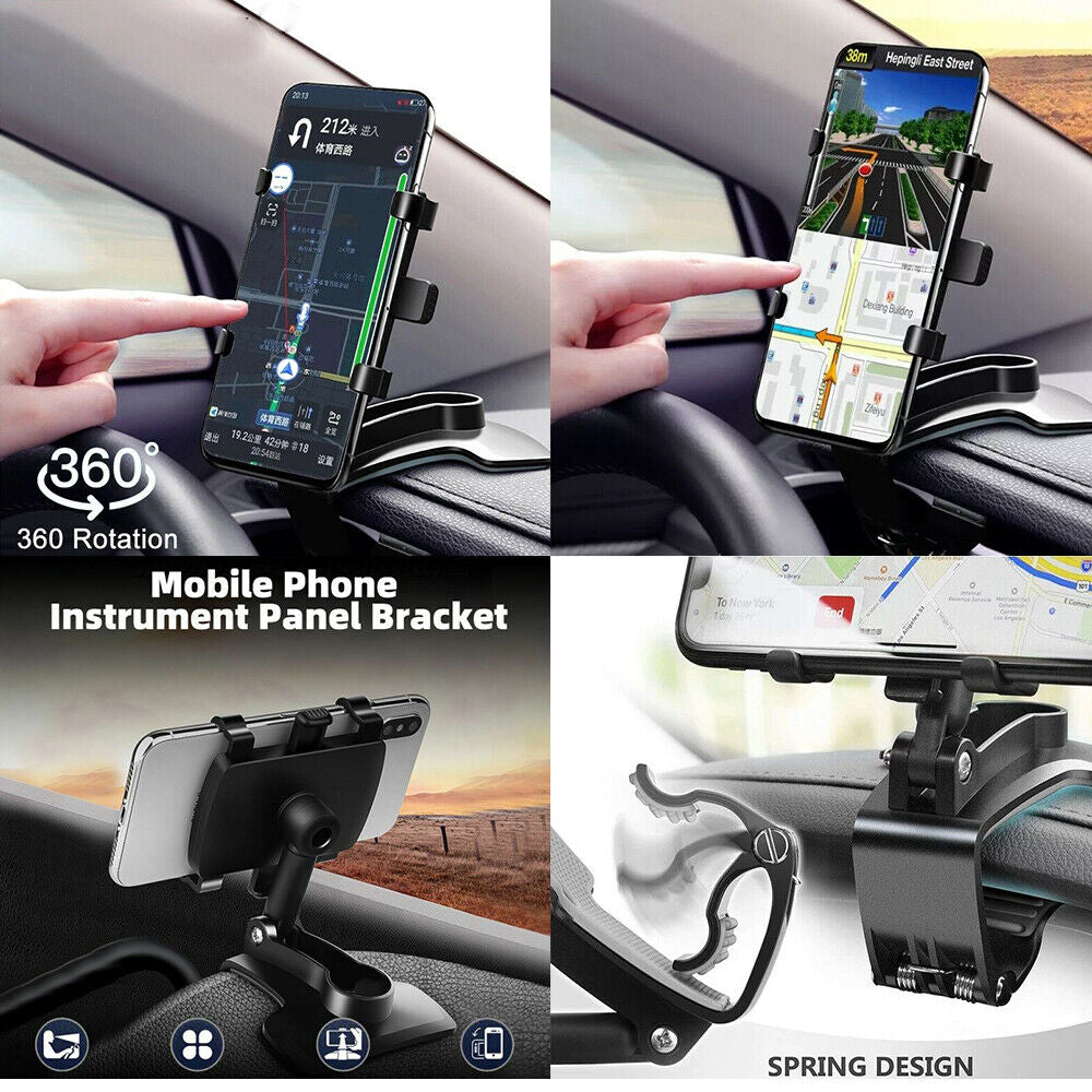 Mobile Phone Holder Car Dashboard Universal Car Mobile Phone Smartphone Holder 360