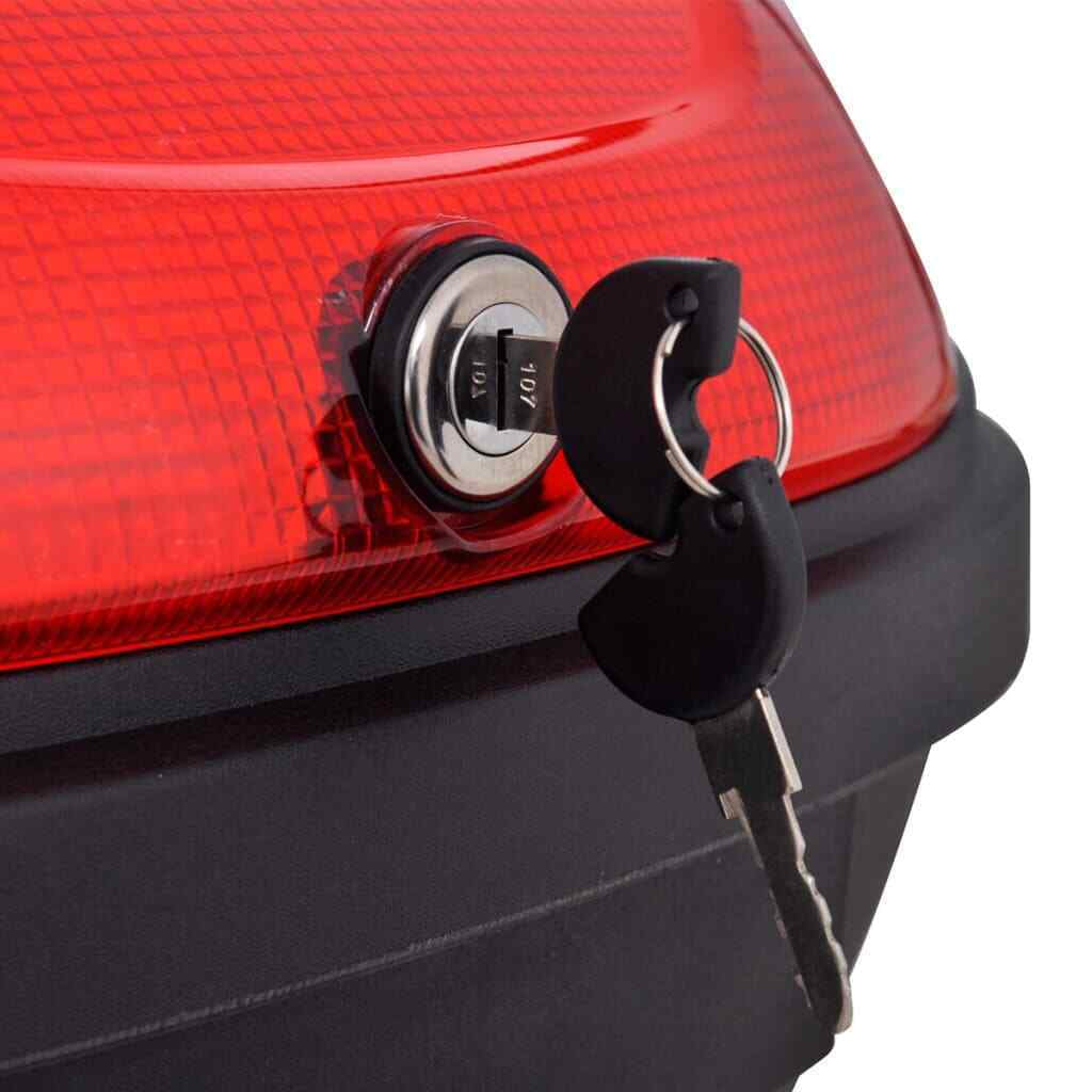 Motorradkoffer Top Case Roller Rollerkoffer Koffer Motorradtasche 72L Vidaxl