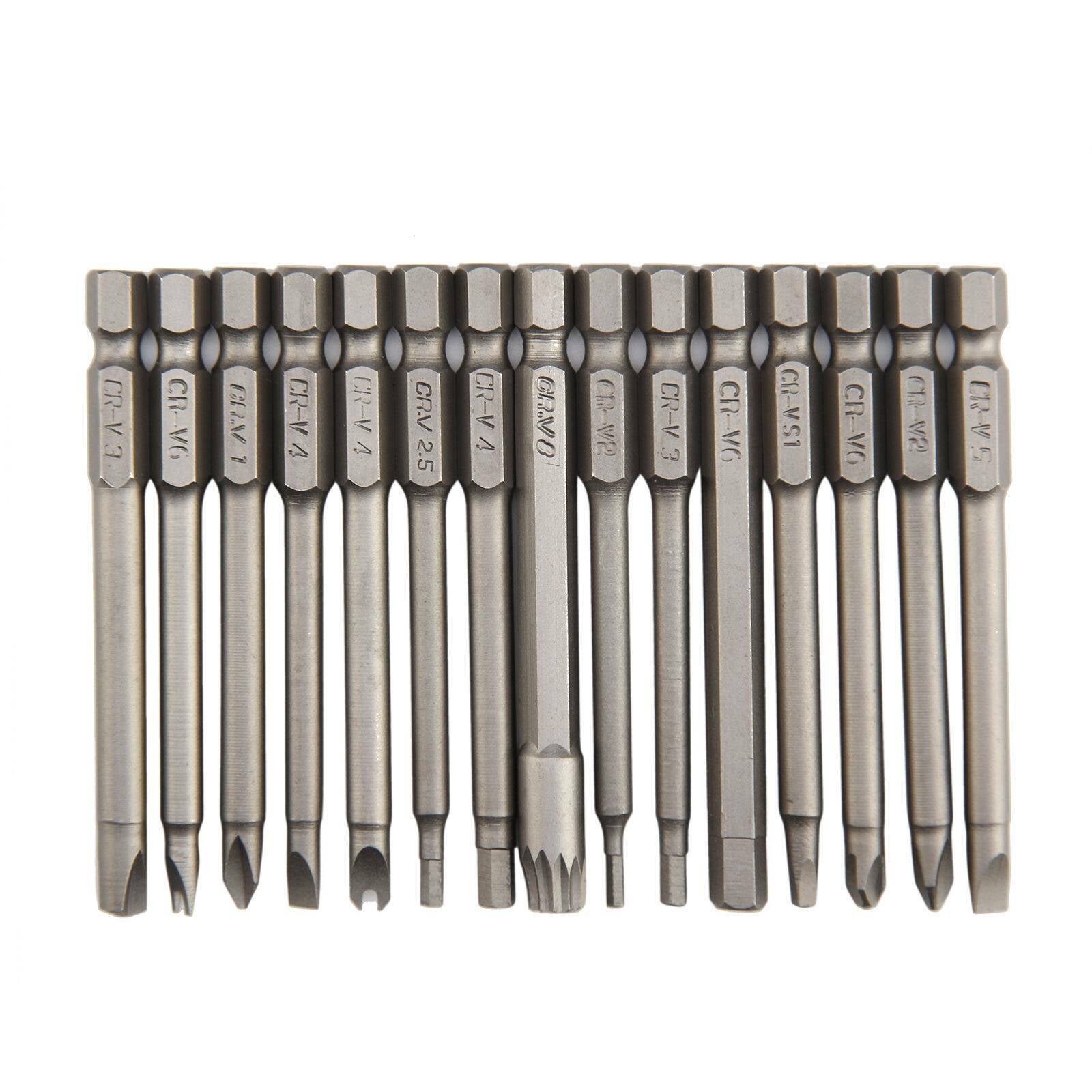 50Pcs Screwdriver Bit Set 75Mm Length Special Set Safety Screws