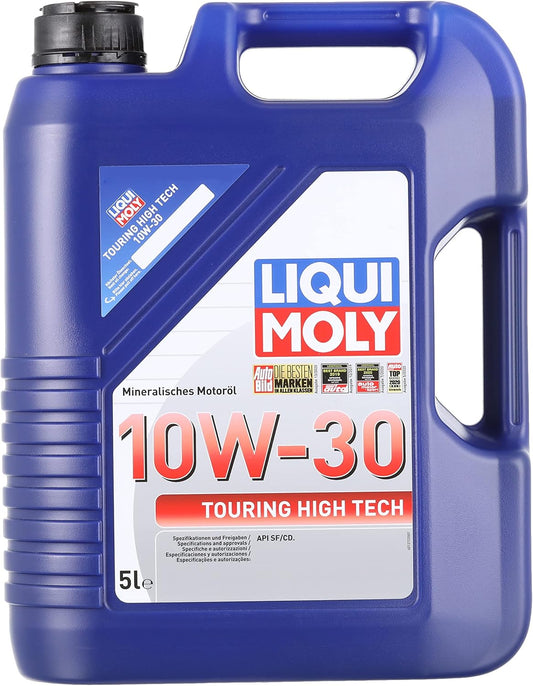 LIQUI MOLY Touring High Tech 10W-30 | 5 L | Mineralisches Motoröl | Art.-Nr.: 1272