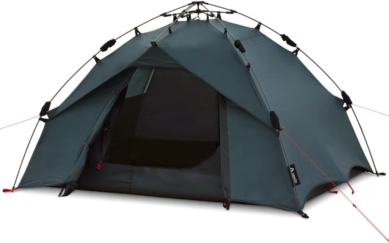 "Quick 2-Person Tent with Instant Setup System, Ready in Seconds." (128 Chars)