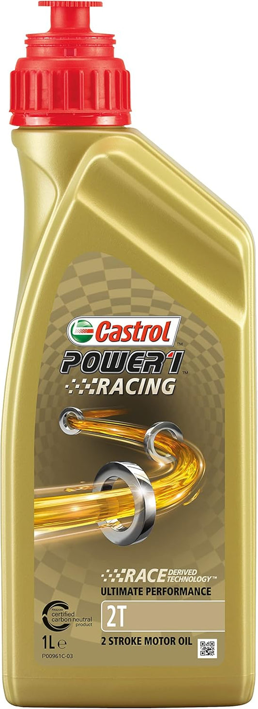 Castrol POWER1 RACING 2T Two-Stroke Engine Oil, 1 Liter