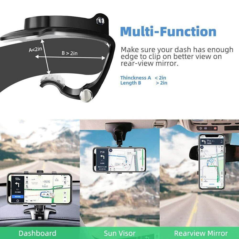Mobile Phone Holder Car Dashboard Universal Car Mobile Phone Smartphone Holder 360