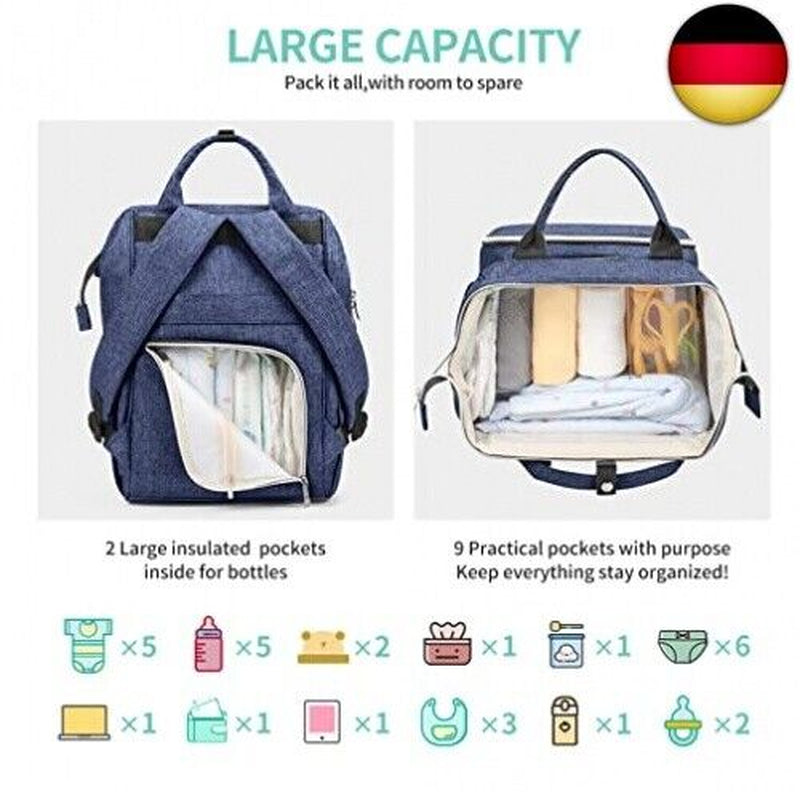 Viedouce Baby Wickelrucksack Wickeltasche Babytasche,Was