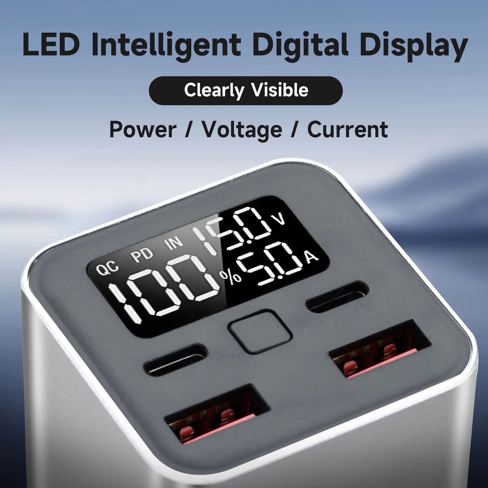 16000Mah / 24000Mah Power Bank Type C PD 65W / 100W Fast Charging Powerbank External Battery Charger for Laptop Iphone