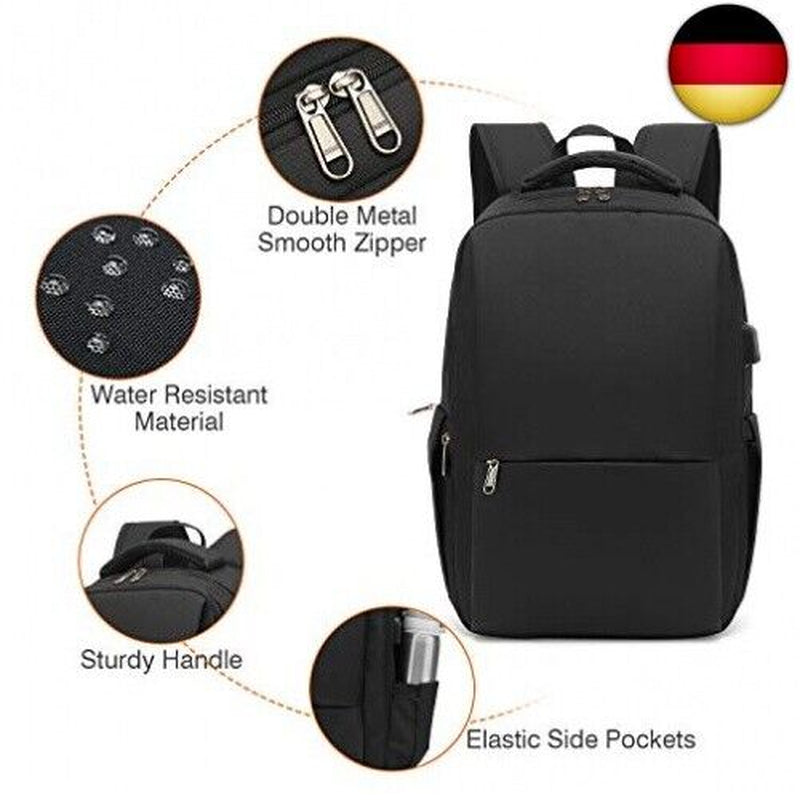 Besttravel Laptop Rucksack Herren Arbeit Für 15,6 Zoll Notebook,Wasse