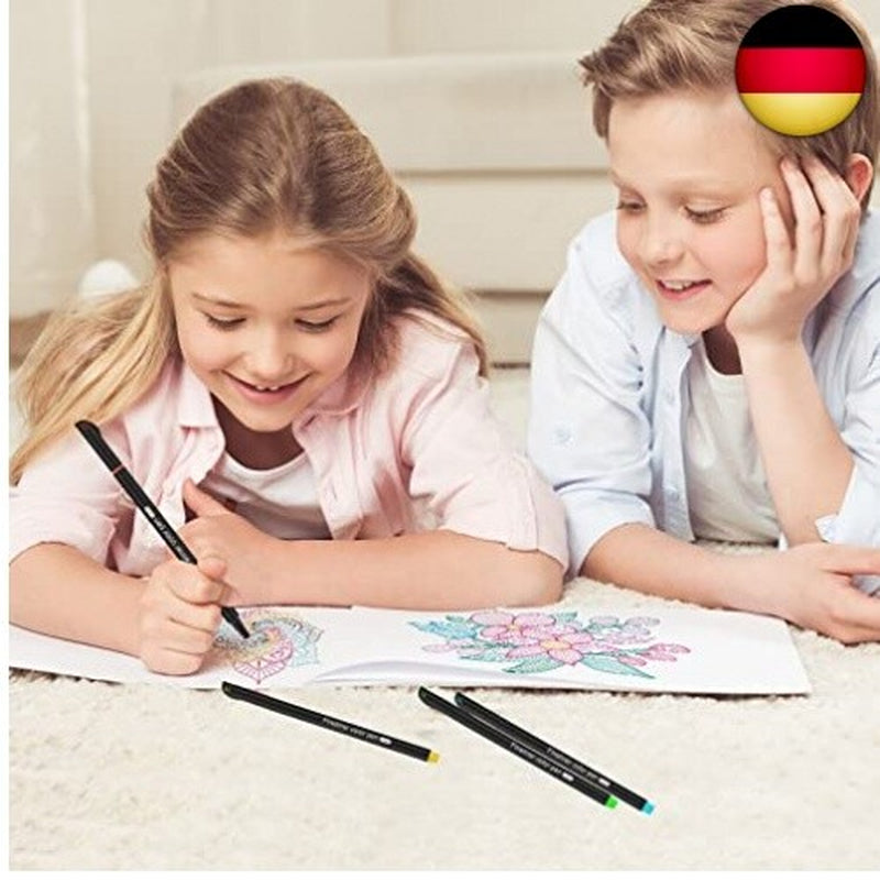 Funnasting Fineliner Stifte, 60 Farben Fineliner Set, 0.4Mm Bullet Journal
