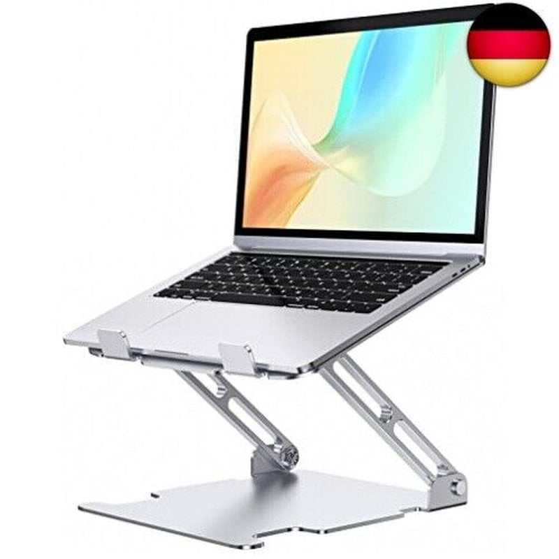 Glangeh Laptop Ständer Aluminium Robust, Belüfteter Ergonomisch Laptop Stand M