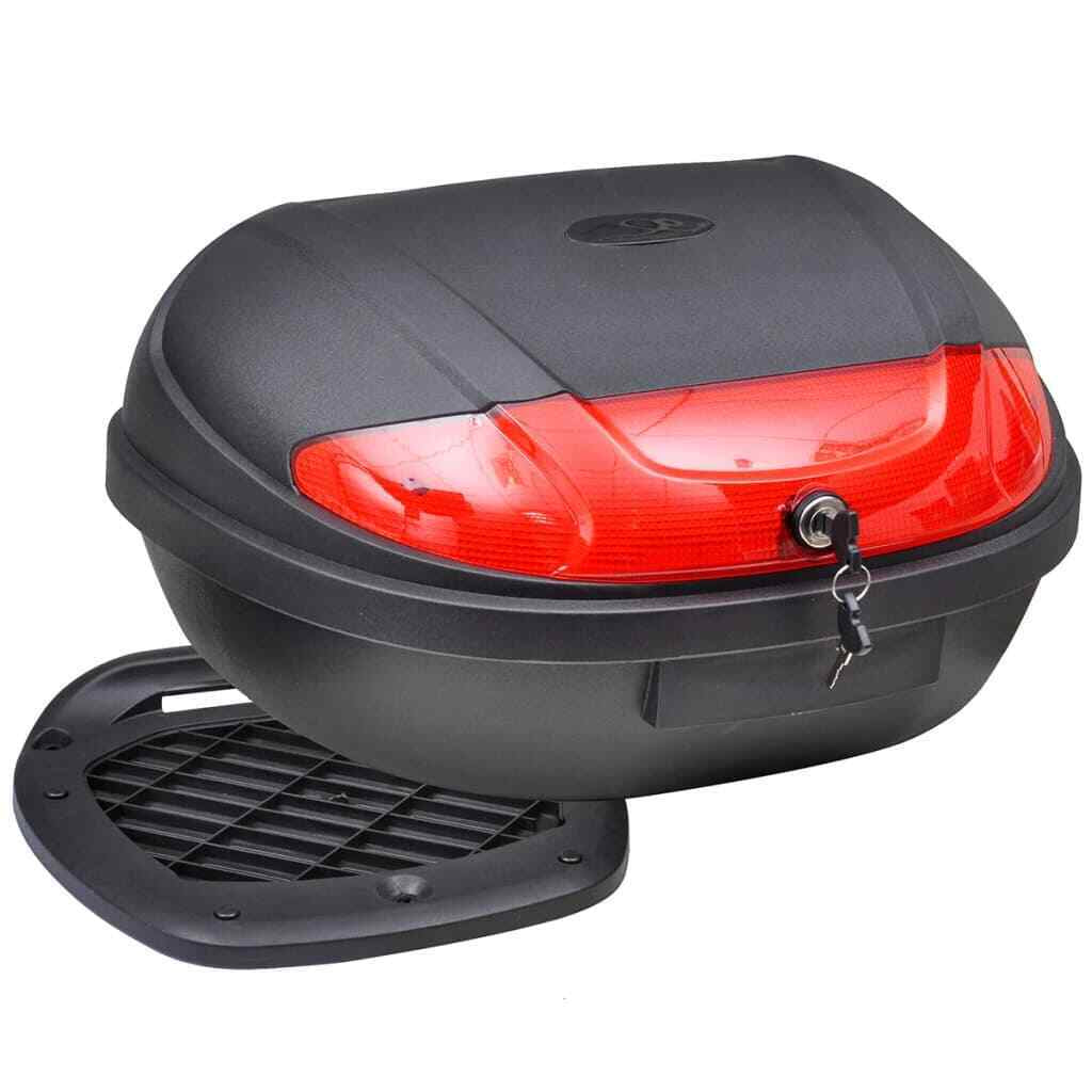 Motorradkoffer Top Case Roller Rollerkoffer Koffer Motorradtasche 72L Vidaxl